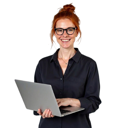 Teilnehmerin am Adobe Photoshop - Grundkurs